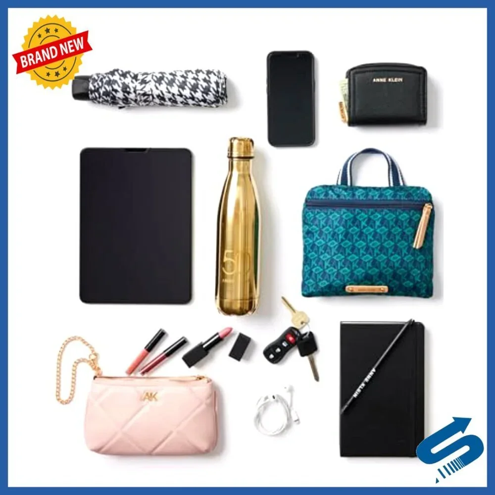 Medium Quilted Tote with Chain Strap for Work and Travel